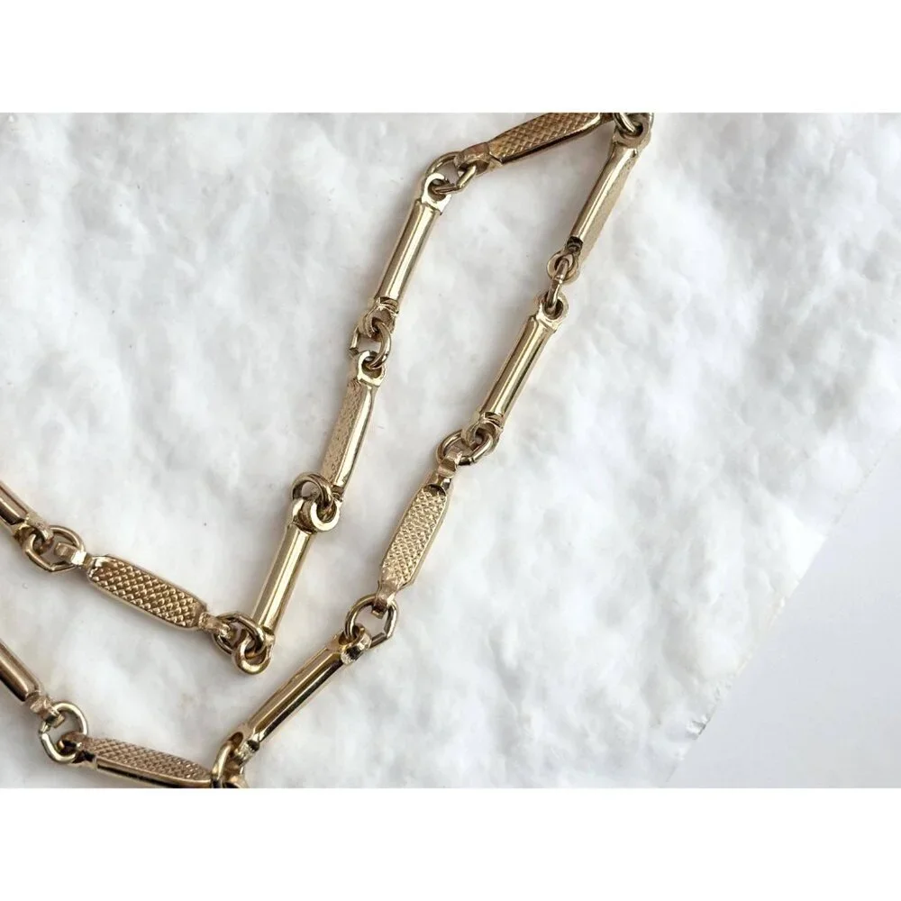 Gold Toned Adjustable Vintage Men's Midcentury Style Tie Bar | Tie Clip